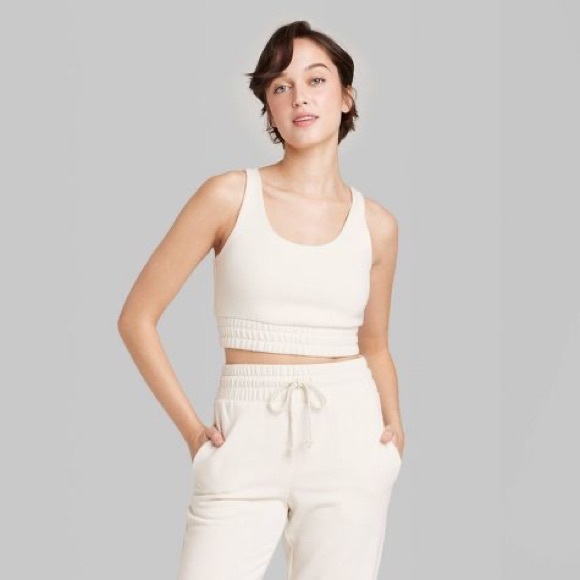 wild fable Tops Slim Fit Sweatshirt Bra Tank Top Wild Fable Target